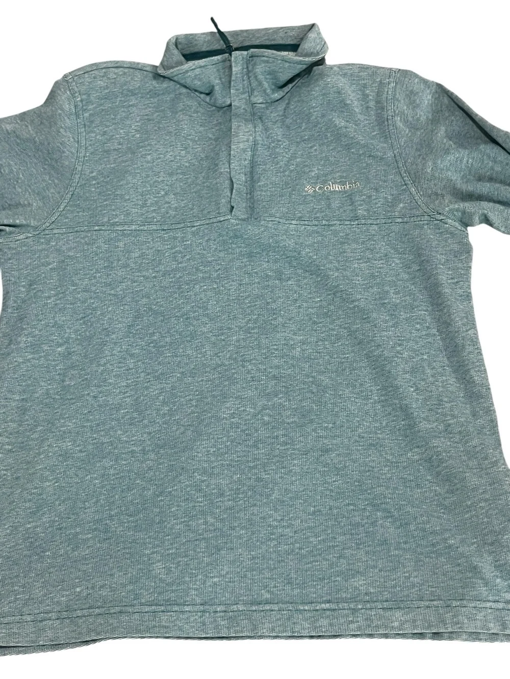 Columbia Men's 1/4 Zip Heathered Fleece Pullover - Size S - Picture 2 of 5